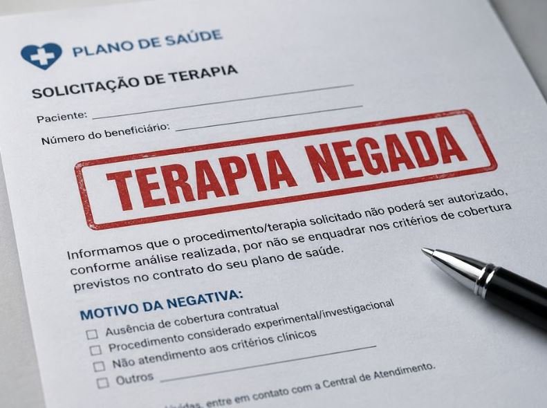 Arte sobre recusa de autorização do convênio — Rol da ANS: o que seu plano deve cobrir — e o que isso não resolve sozinho